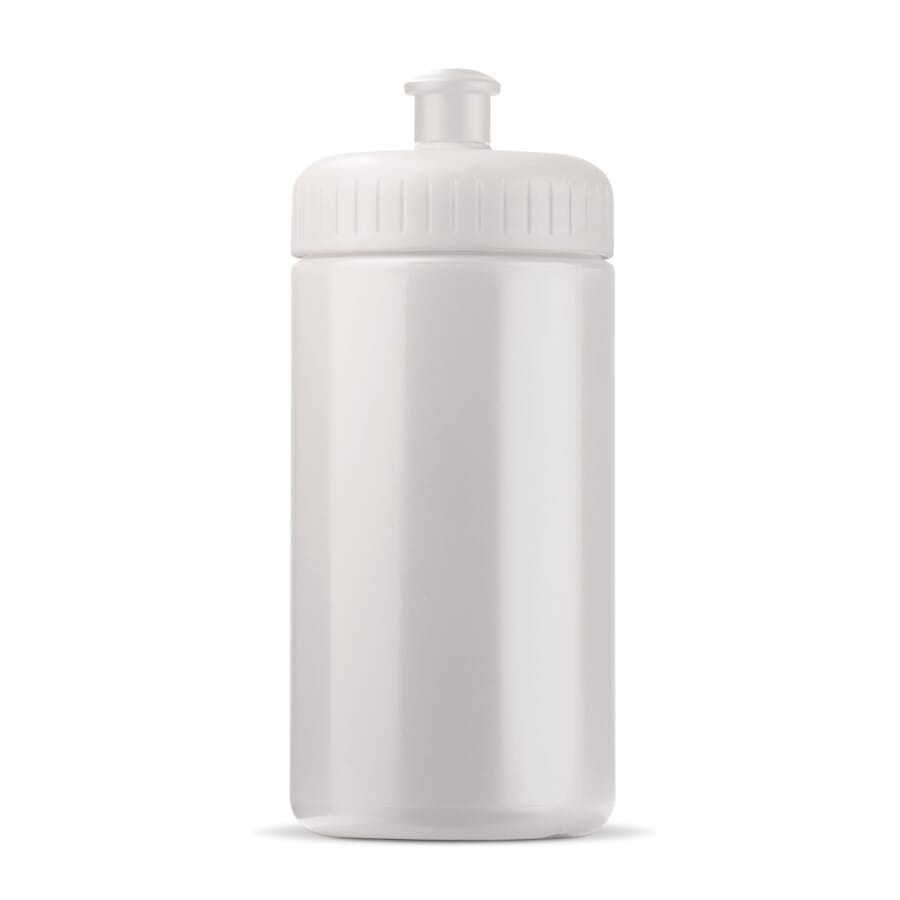 Sportflaska Biobaserad 500 ml basic, vit / Vit, produktbild