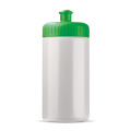 Sportflaska Biobaserad 500 ml basic, vit / Grön