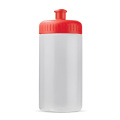 Sportflaska Biobaserad 500 ml basic, transparent / Röd