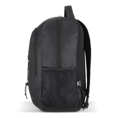 Ryggsäck med dragsko R-PET 25L, svart, produktbild (4)