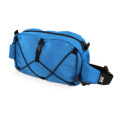 Crossbody-väska i R-PET med dragsko, blå