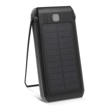 Quest Powerbank Solar 10000mAh, svart, produktbild (3)