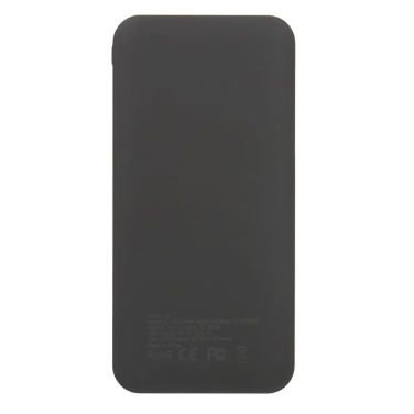 Rock Powerbank 10000mAh, mörkgrå, produktbild (3)