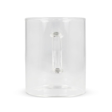 Kaffeglas med handtag Vardez 180 ml, transparent, produktbild (4)