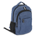 Recycled cotton canvas backpack Harper, mörkblå