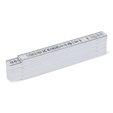 Kalibrerad vikbar linjal 1m