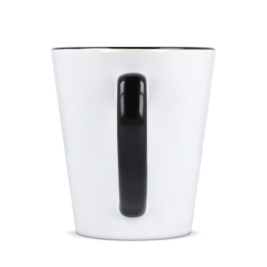 Mugg subli Melbourne färgad kant & handtag 300 ml, vit / Svart, produktbild (2)