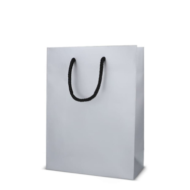 Paper gift bag 18x8x 24 cm 200g/m², silver, produktbild (2)