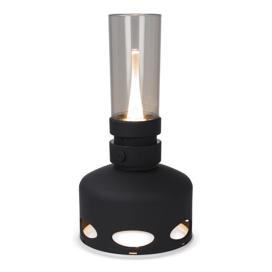InSideOut Dimbar LED-lampa med blåssensor, svart, produktbild (1)