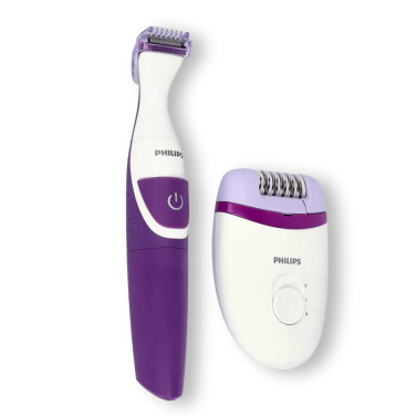 BRE700|Philips Eepilator for legs and body, Wet & Dry, vit, produktbild (4)