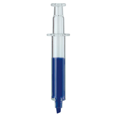 Injection-highlighter, transparent / Blå, produktbild (3)