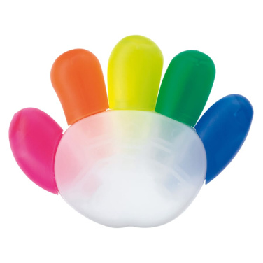 Hand highlighter, vit, produktbild (3)
