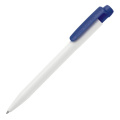 Kulspetspenna Ingeo TM Pen solid, vit / Mörkblå