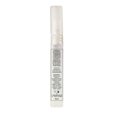 Handrengöringsgel 8 ml, transparent, produktbild (2)