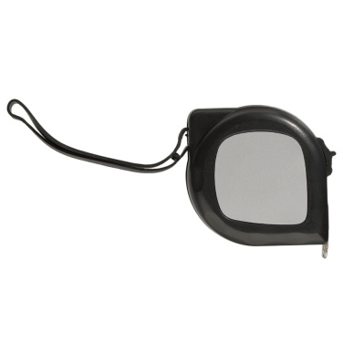 Måttband 3m, svart, produktbild (2)