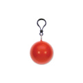 Poncho i boll, röd
