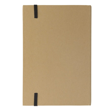 Anteckningsblock A5 papp, brun, produktbild (3)