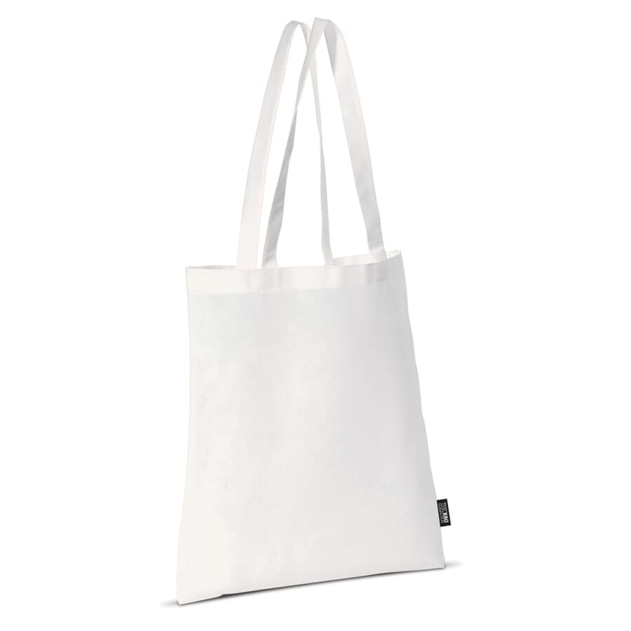 Axelremsväska Non-Woven 75g/m², vit, produktbild (1)