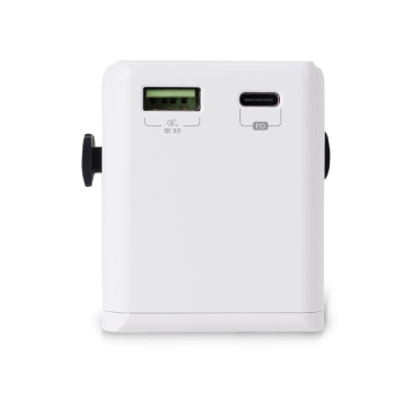 Universell reseadapter, vit, produktbild (2)