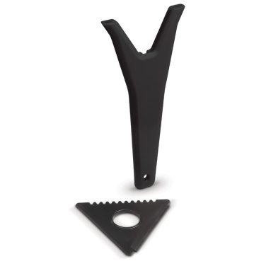 Isskrapa Flipper, svart, produktbild (2)