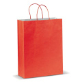 Pappkasse 'Eco-look' - stor 120g/m², röd