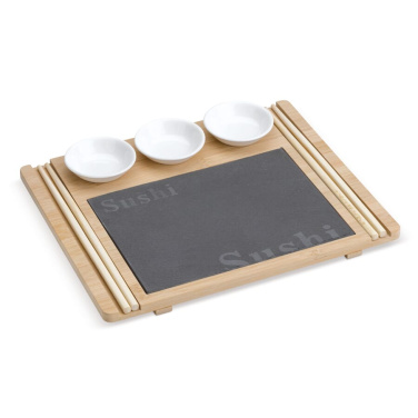 Sushiserveringsset bambu, trä, produktbild (3)