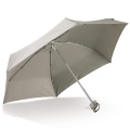 Ultralätt 21” paraply med ficka, taupe