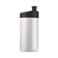 Sportflaska design 500 ml, vit / Svart