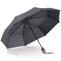 Deluxe hopfällbart paraply 22” auto-open, svart