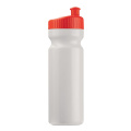 Sportflaska Design 750 ml, vit / Röd
