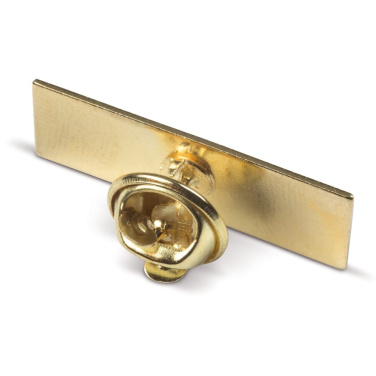 Metallpin 30x10 mm, guldsatin, produktbild (2)