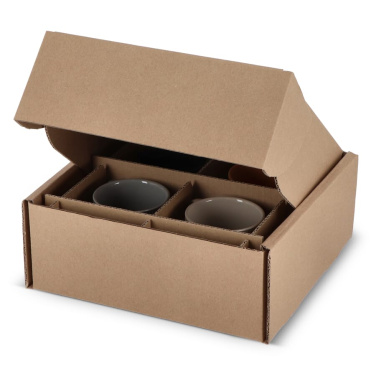 Custom made giftbox för 4 muggar 24.3 x 24.3 x 9.9 cm, brun, produktbild (4)