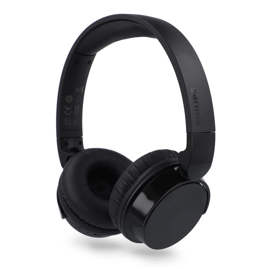TAH4209 |Philips Bluetooth-hörlurar med 55 timmars speltid, svart, produktbild (1)