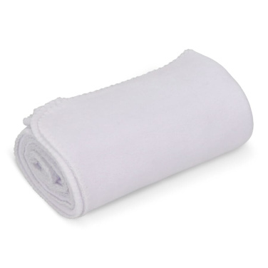 Polar fleecefilt OEKO-TEX® sublimering 120 x 150 cm 190 g/m², vit, produktbild (4)