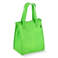 R-PET Kylväska, non-woven 23x15x27,5 cm 75g/m², ljusgrön