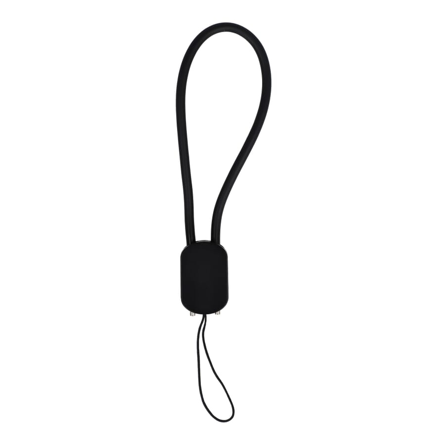USB-C-nyckelringstorlek Kabel 60 W, svart, produktbild (1)