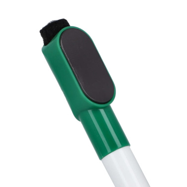 Whiteboardpenna med magnet och torkare, grön, produktbild (3)