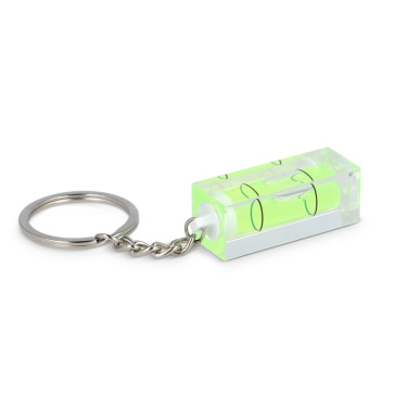 Nyckelring med vattenpass, transparent, produktbild (2)