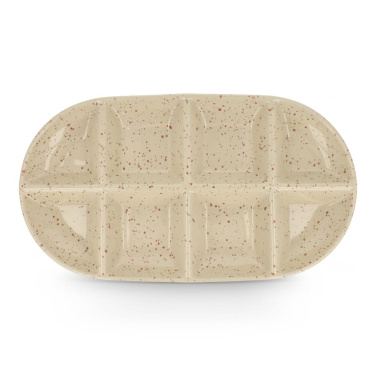 Sagaform Ditte keramiskt serveringsfat 36x20 cm, beige, produktbild (3)