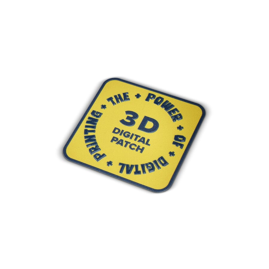 3D Digital Patch 7x7 cm, transparent, produktbild