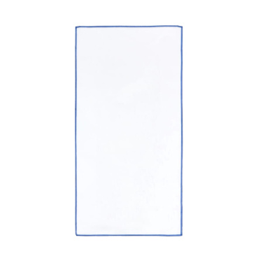 R-PET snabbtorkande sport handduk 40x80 cm med påse (200g/m²) sublimering, blå, produktbild (3)