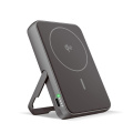 Fresh 'n Rebel Trådlös powerbank 10000 mAh kompatibel med MagSafe, mörkgrå