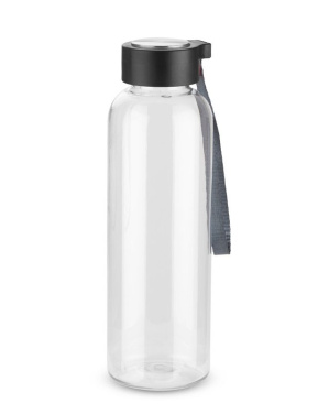 Vattenflaska CLEAR 500 ml, produktbild, svart (2)