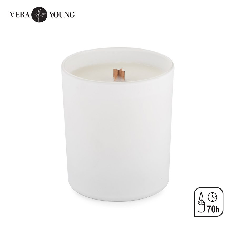 Sojabönsvaxljus 220g - Bibliotek - VERA YOUNG, produktbild
