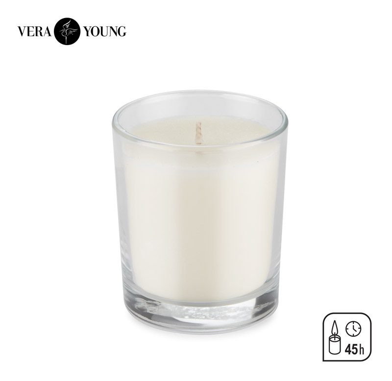 Sojabönsvaxljus 170g - Plommon & Patchouli - VERA YOUNG, produktbild