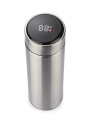 Termosflaska med termometer LEDIKT 440 ml, silver