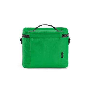 Munich L Cooler 10L rPET i rABS. Termoformade dragkedjor, Grön, produktbild (3)