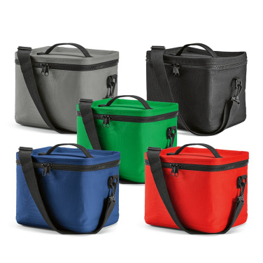 Munich L Cooler 10L rPET i rABS. Termoformade dragkedjor, Grön, produktbild (4)