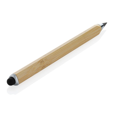 Eon bambu multifunktionell infinity-penna, brun, detaljvy (2)