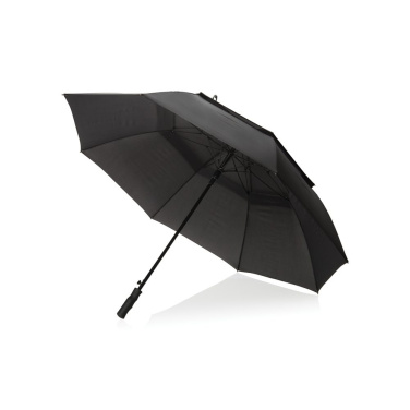 Swiss Peak AWARE™ Tornado 30" stormparaply, svart, detaljvy (1)